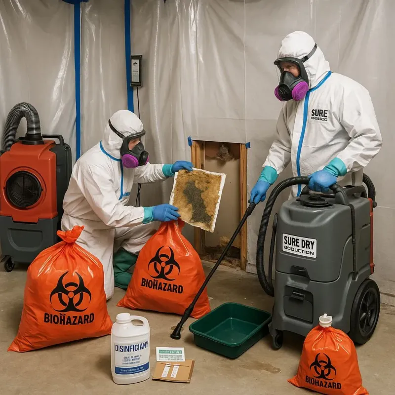Contaminated Water Handling Protocols process in Flora, MS